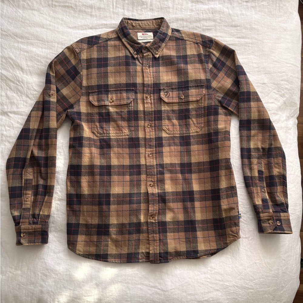 Fjällräven Mens Singi Heavy Duty flannel shirt large